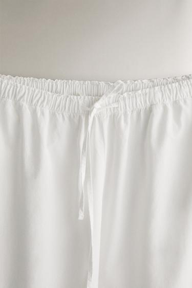 RUE DU BAC ADULT LONG SET OF PYJAMAS - White by Zara - Image 4