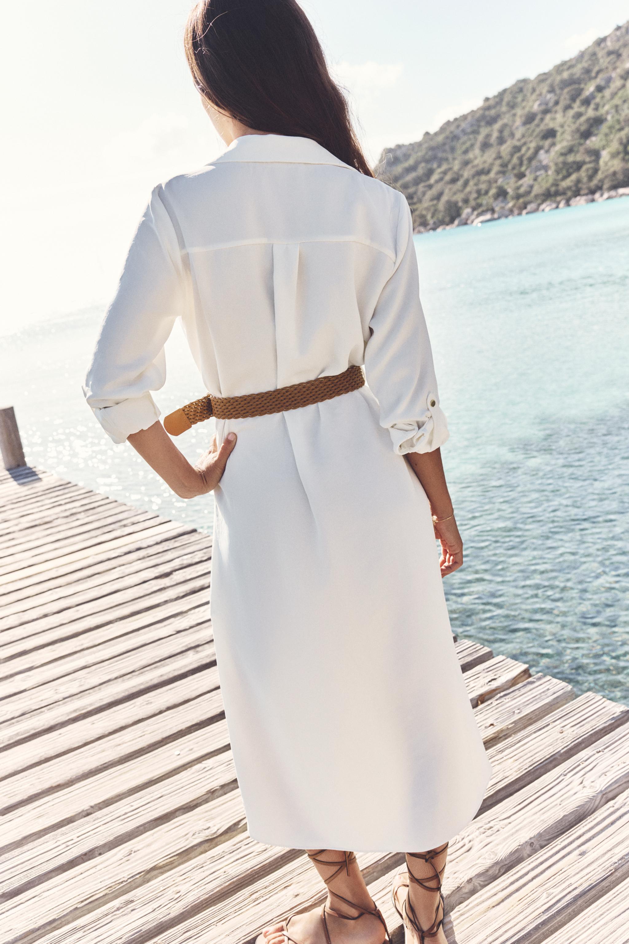 Robe blanche chic zara sale