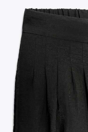 FLOWING BALLOON TROUSERS - Black by Zara - Image 8