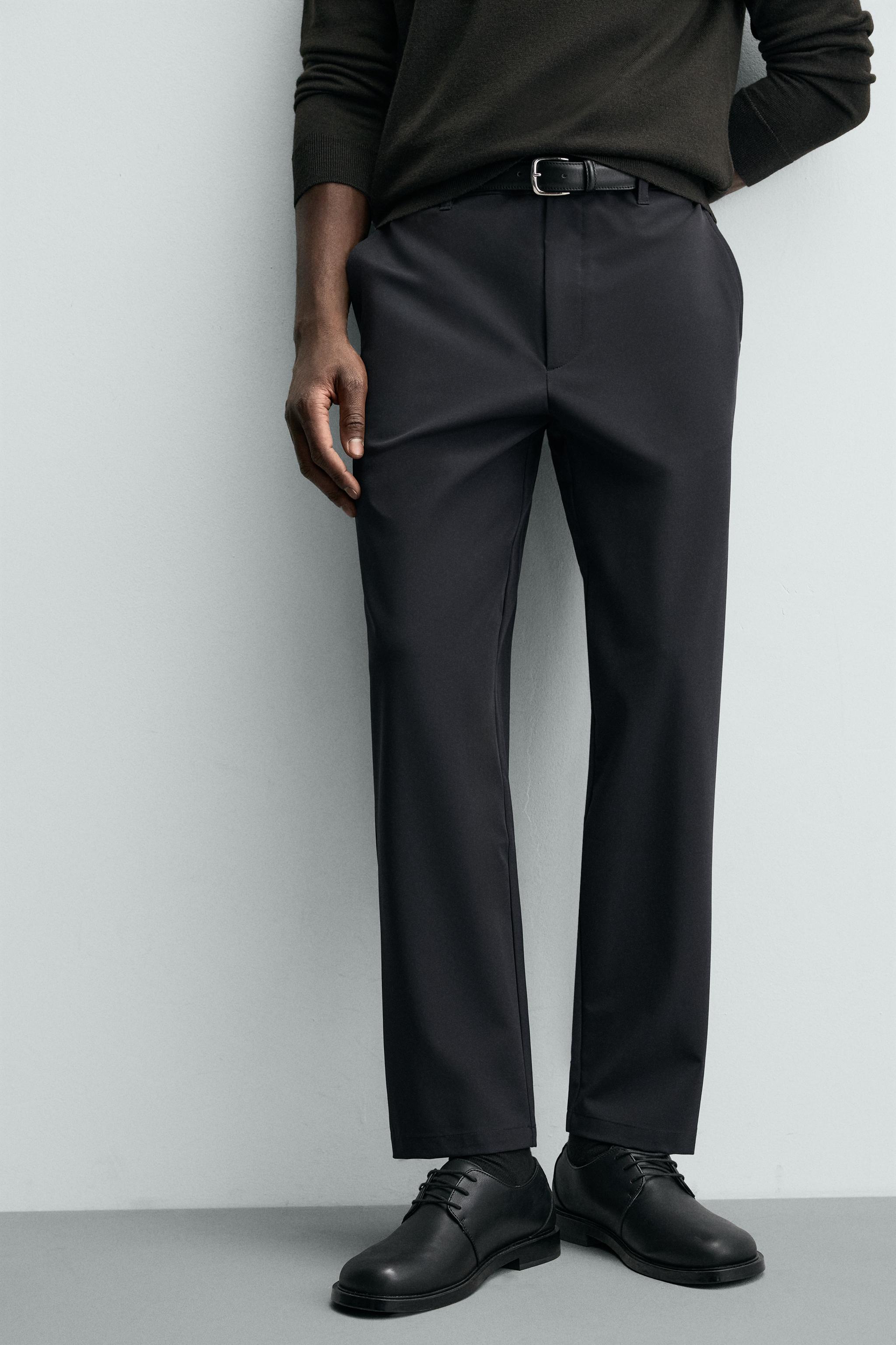 REGULAR FIT STRETCH PANTS