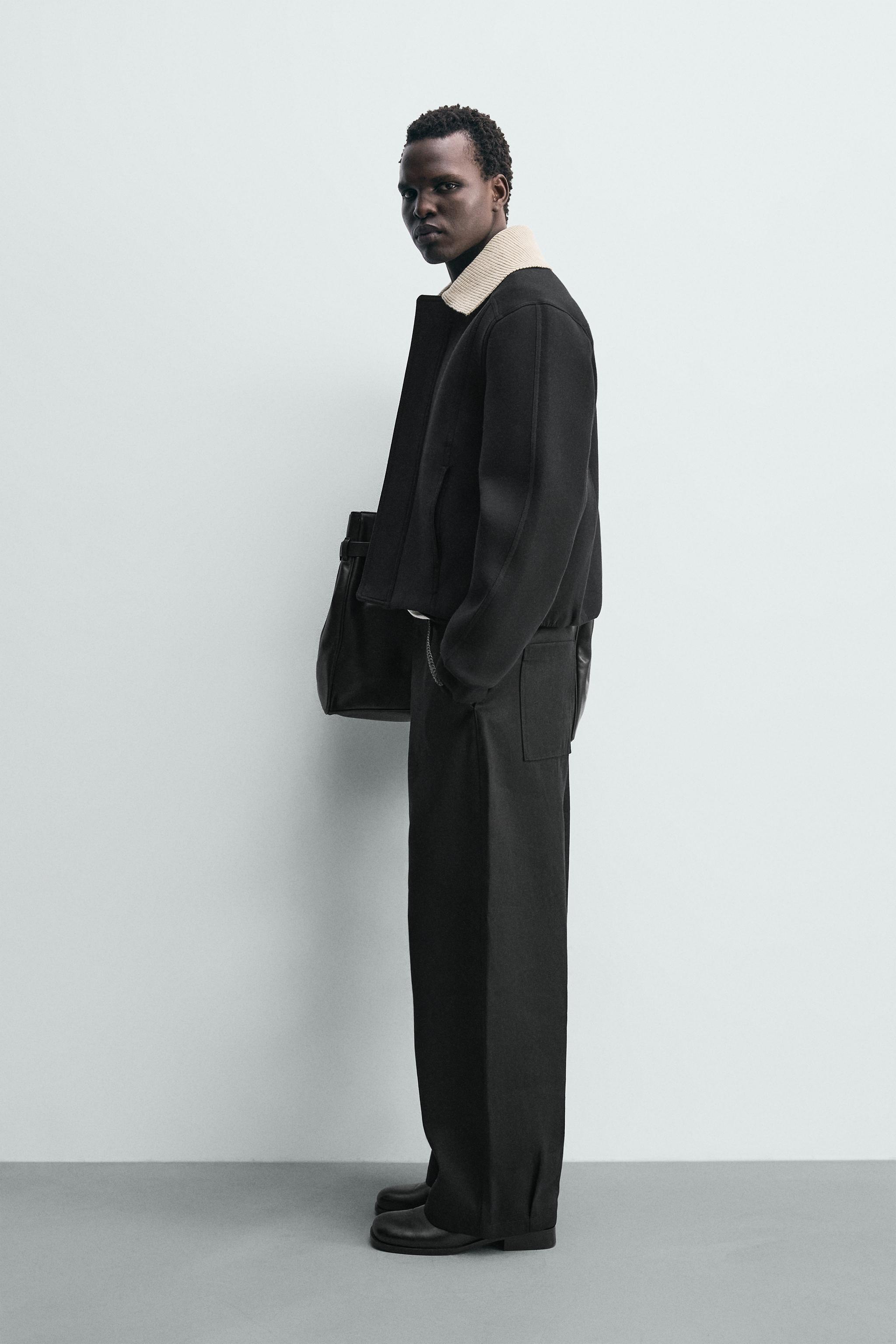 BLOUSON TECHNIQUE COL EN CONTRASTE