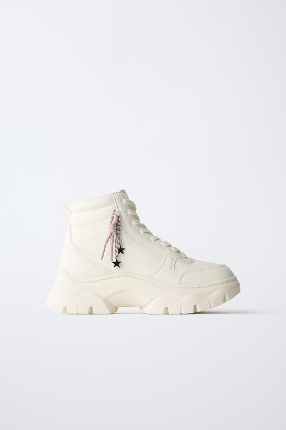 CHARMS TRAINERS - Ecru White by Zara - Image 0