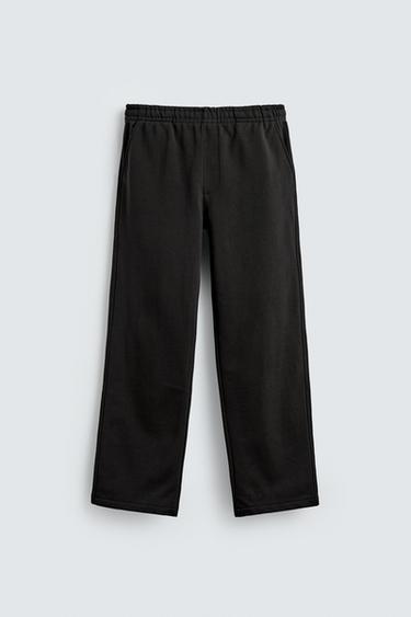 PANTALON JOGGER COUPE REGULAR - Noir de Zara