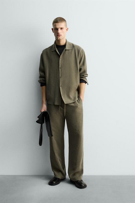 RELAXED FIT FLOWY PANTS