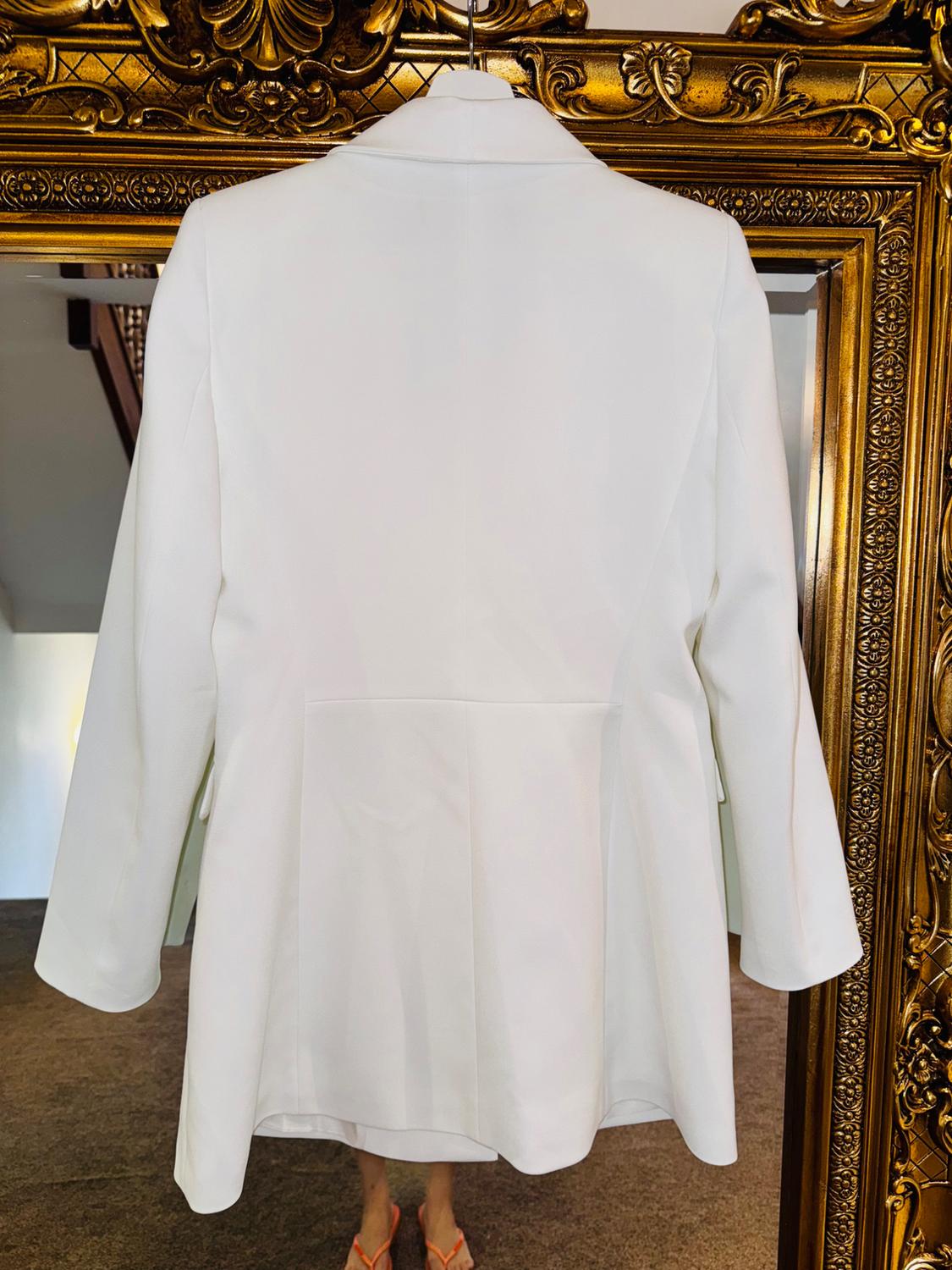 LONG DOUBLE-BREASTED BLAZER - Image 2
