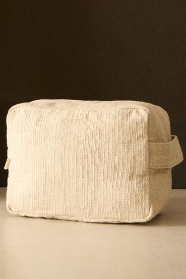 TROUSSE DE TOILETTE LIN - Beige de Zara - Image 4