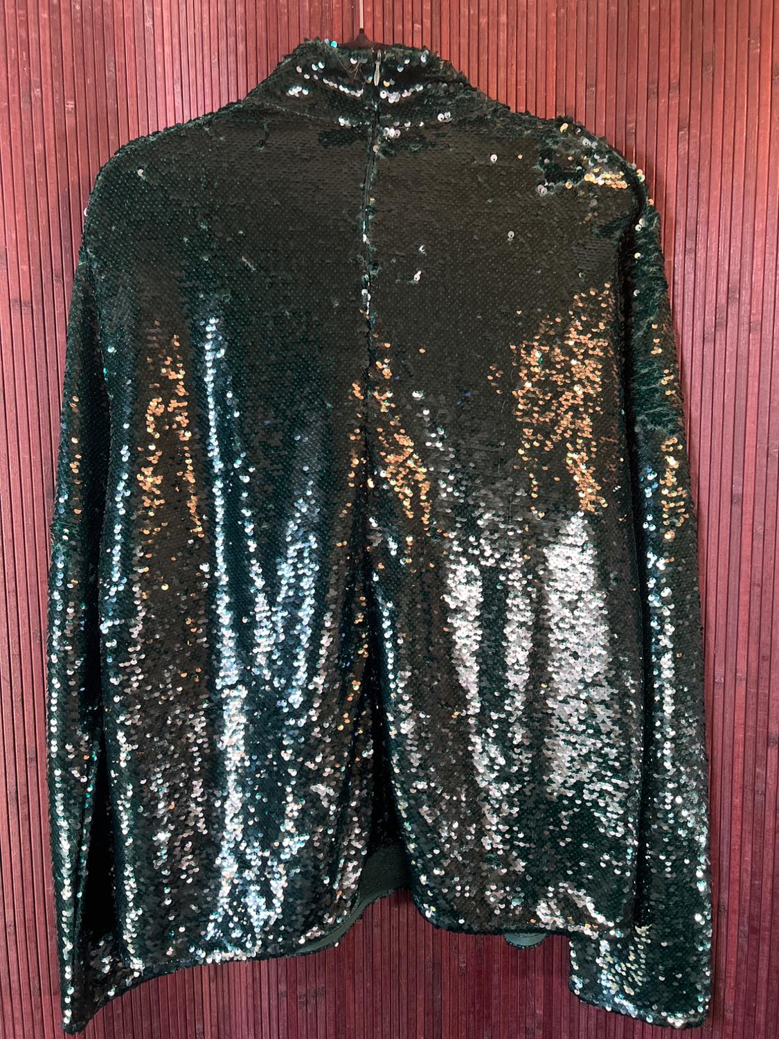 SEQUIN TURTLENECK TOP - Image 2