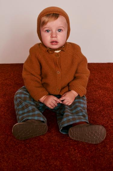 100% WOOL CARDIGAN CREATED BY CARAMEL LONDON X ZARA - camel by Zara