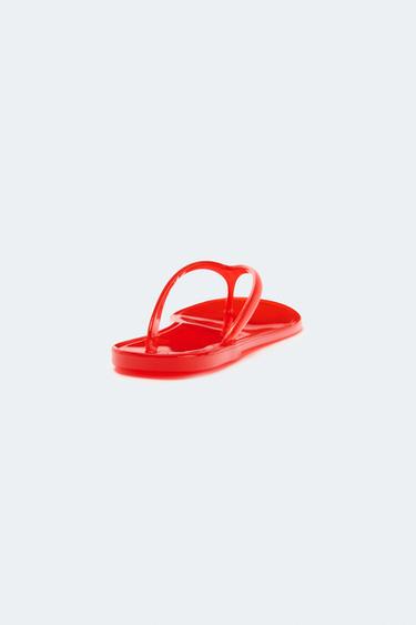SANDALES PLATES JELLY LIMITED EDITION - Orange de Zara - Image 4