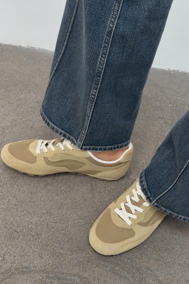 COMBINED RUNNING SHOES - Olive Green by Zara