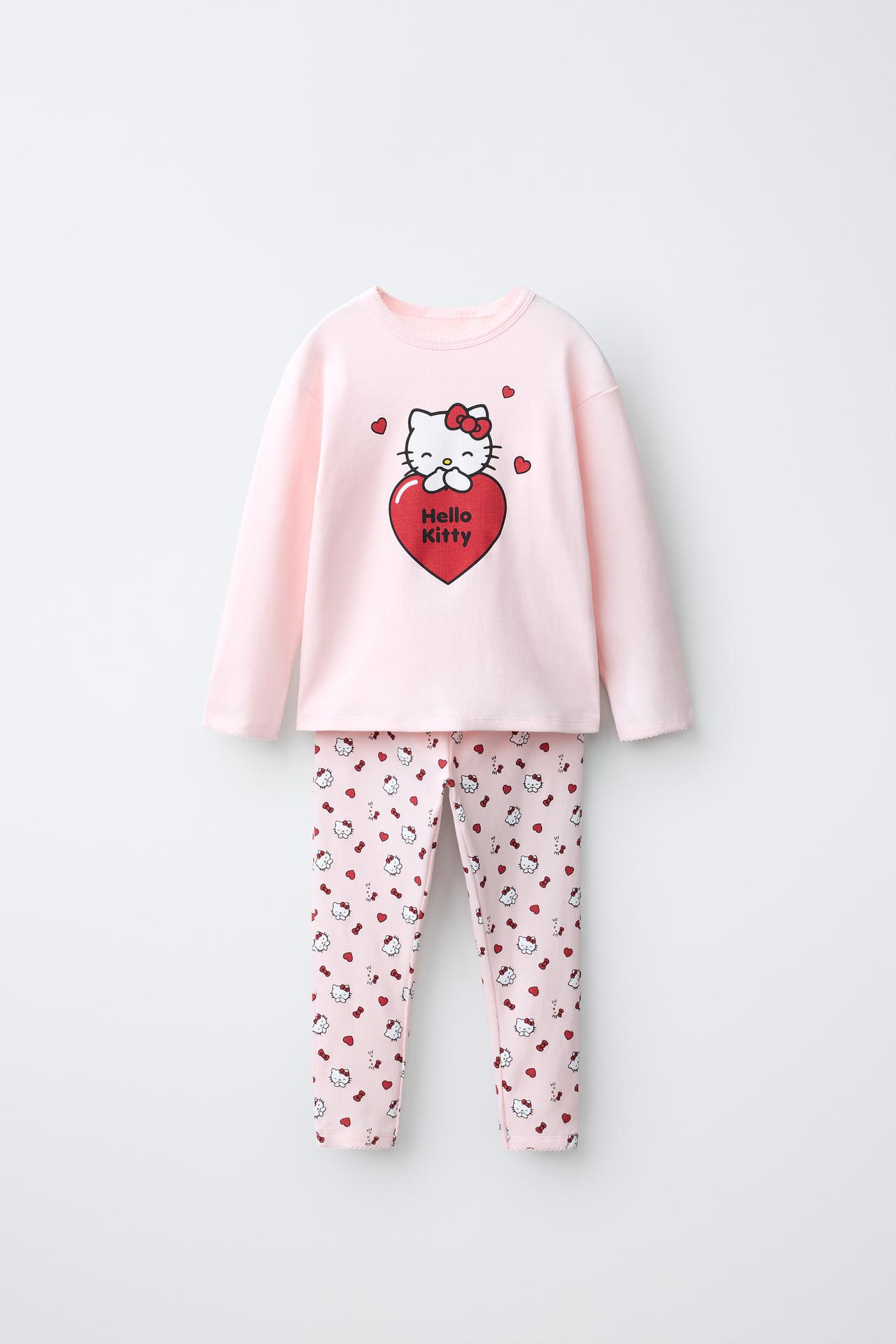 2-6 YEARS/ HELLO KITTY © SANRIO PYJAMAS — Light pink