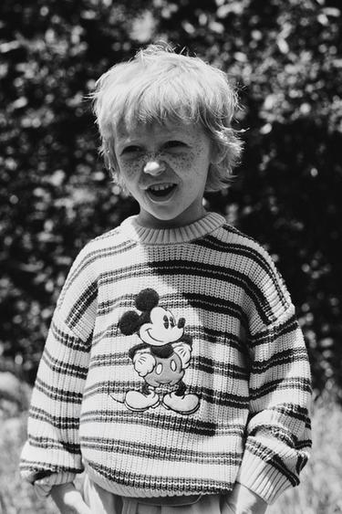 JERSEY PUNTO RAYAS MICKEY MOUSE © DISNEY - Marrón-Azul de Zara