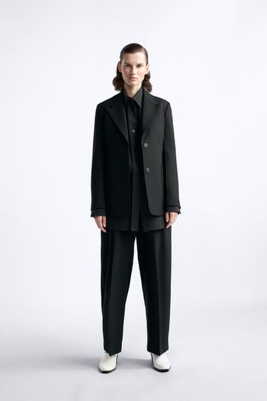 КОСТЮМНЫЕ БРЮКИ X STUDIO NICHOLSON — ЧЕРНЫЙ от Zara — изображение 0