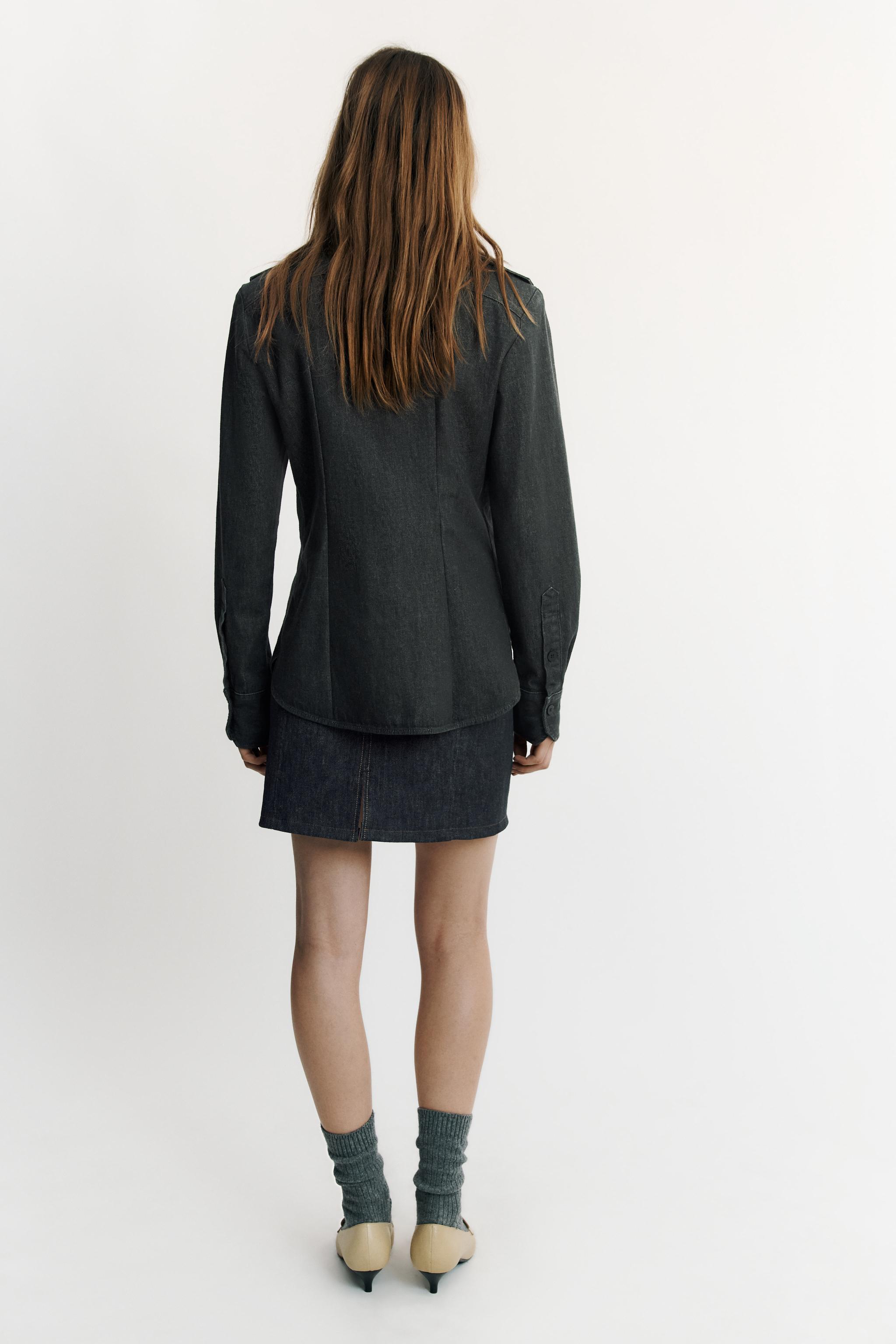 TRF DENIM POCKET SHIRT