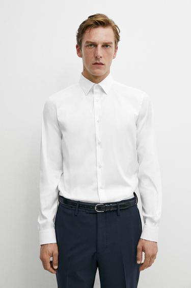 Slim fit stretch shirt — White 2