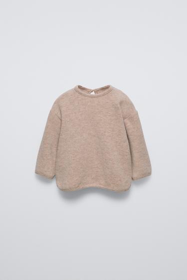 SOFT-TOUCH T-SHIRT - Light beige by Zara - Image 0