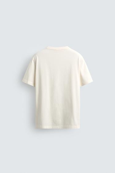 HAWAII GRAPHIC T-SHIRT - Ecru by Zara - Image 6