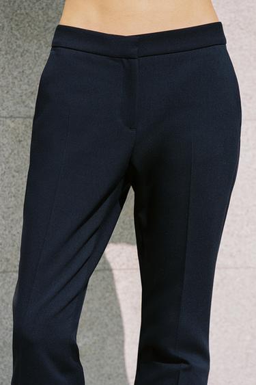 BLAZER BELTED SUIT AND FLARE TROUSERS - 785 by Zara - Image 2