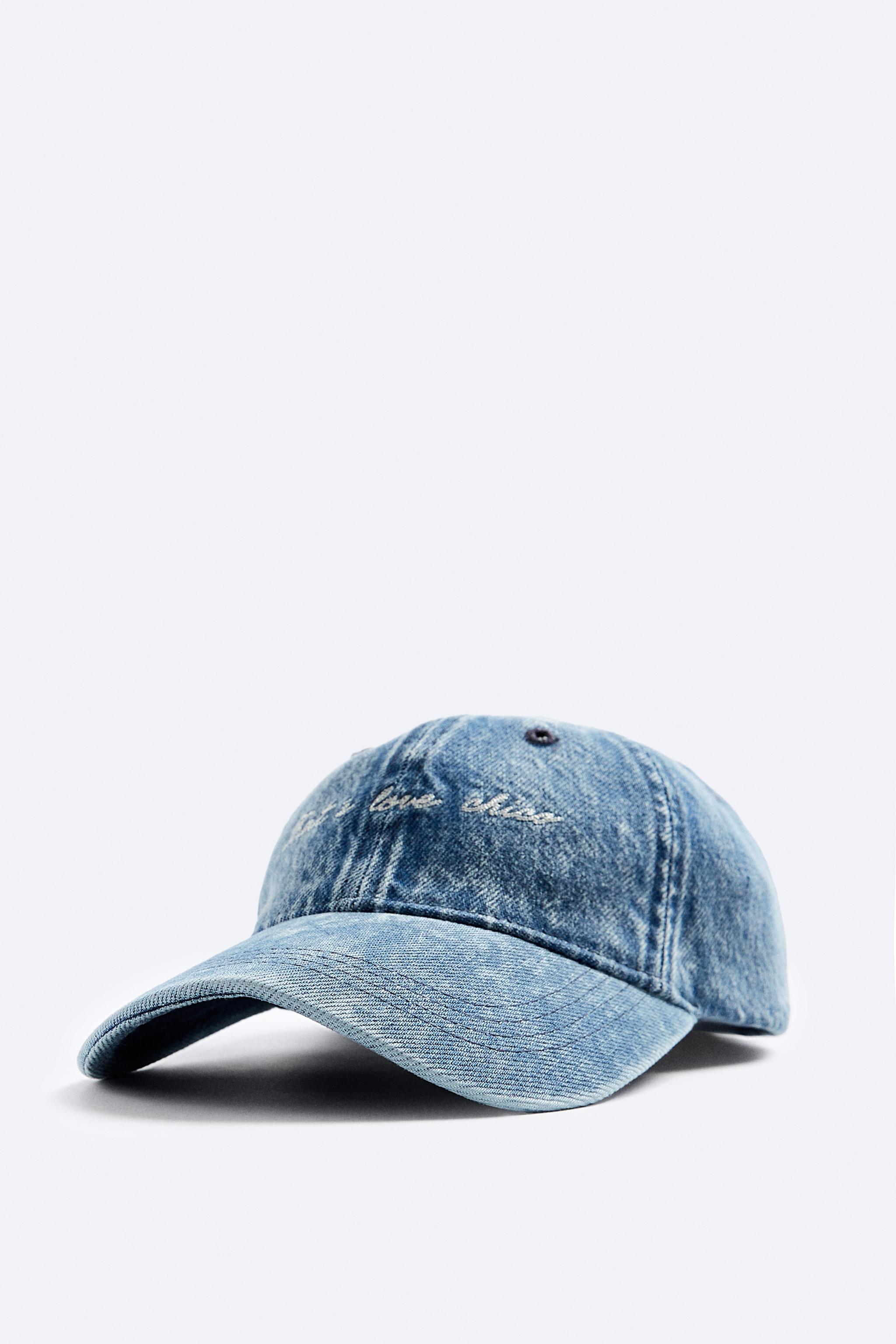 EMBROIDERED DENIM CAP