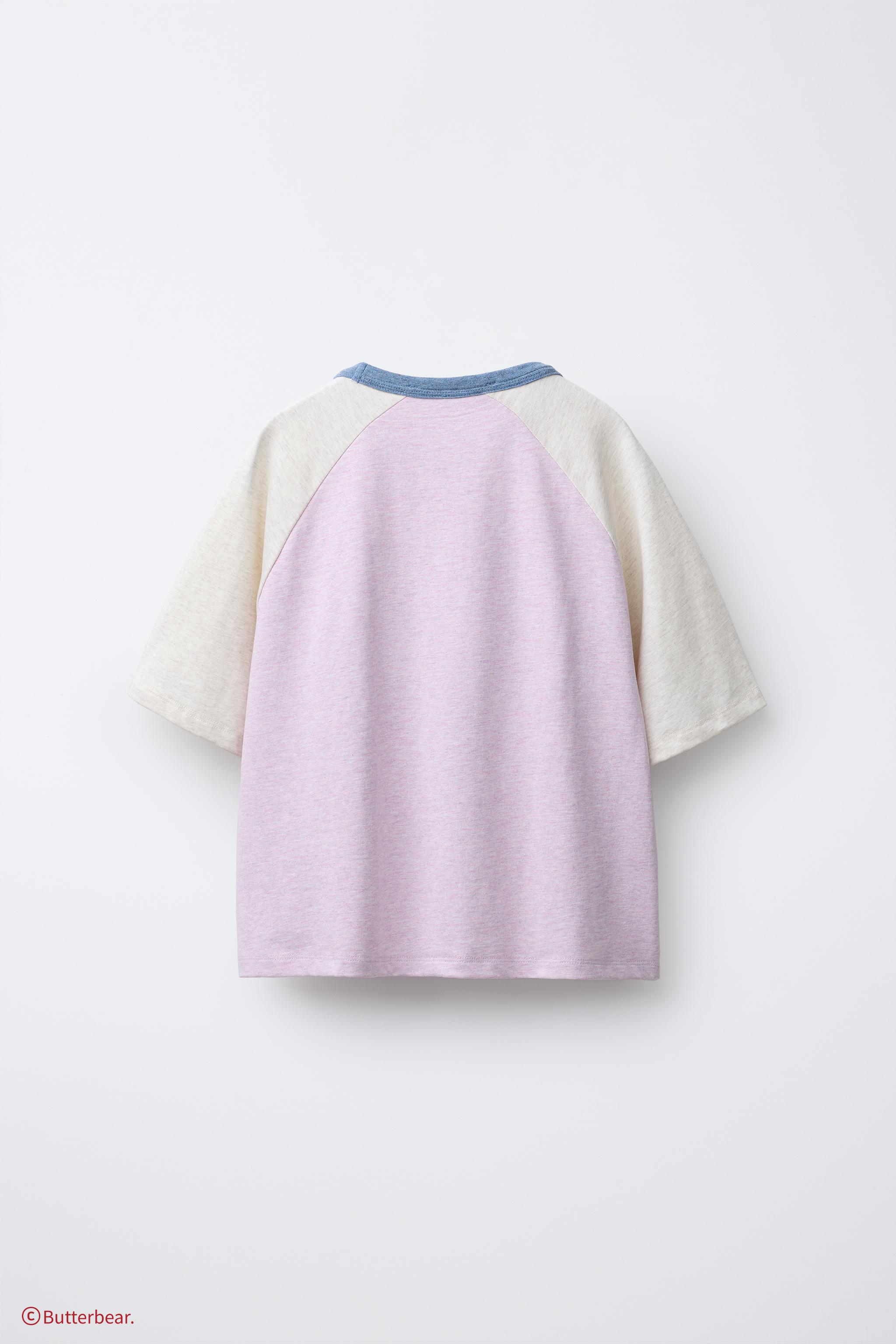 BUTTERBEAR ©ラグランスリーブTシャツ - ピンク | ZARA Japan / 日本