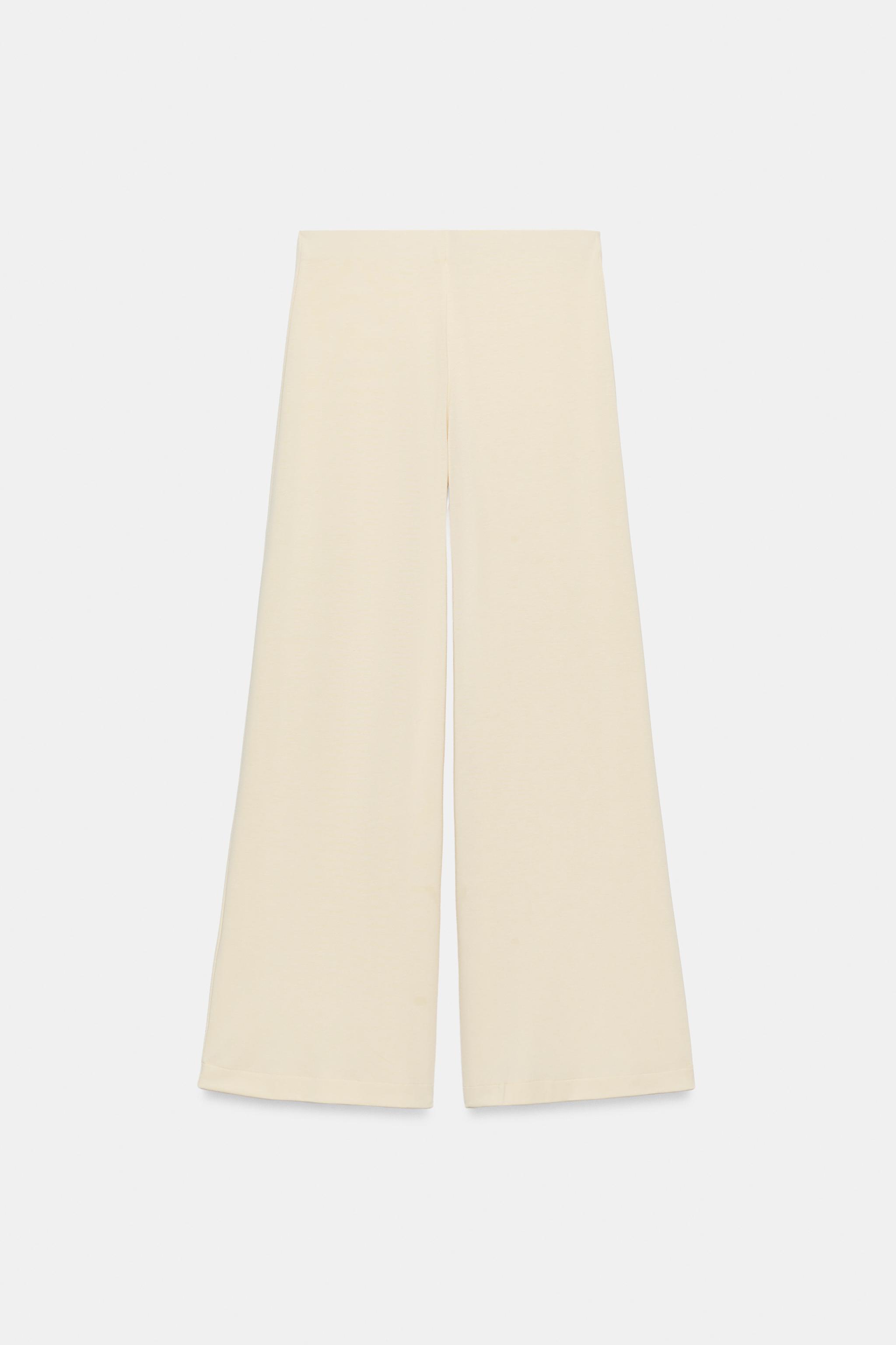Zara Dökümlü Palazzo Pantolon görsel 4