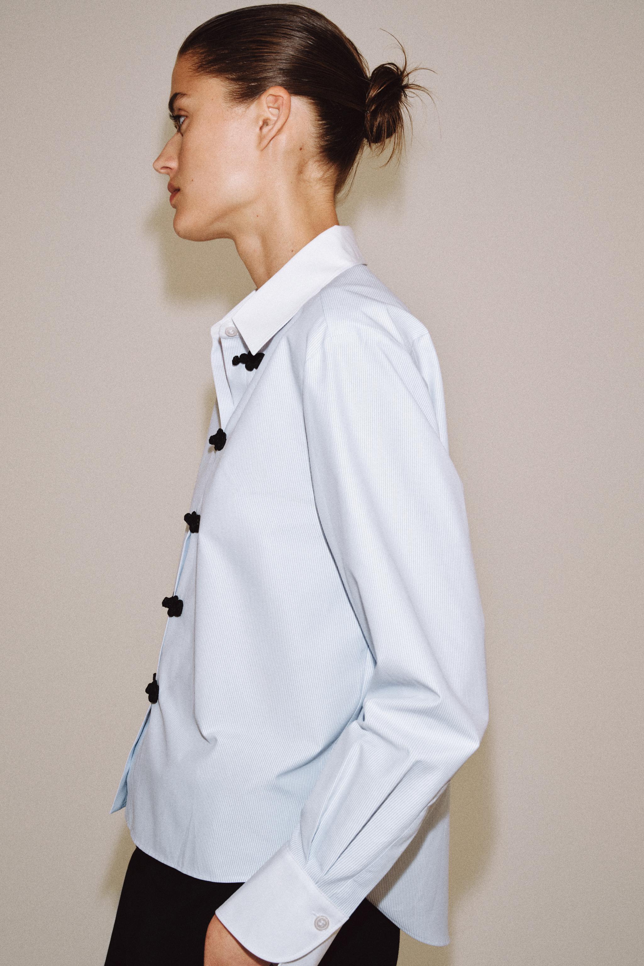 CONTRAST FIREMAN CLASP SHIRT ZW COLLECTION