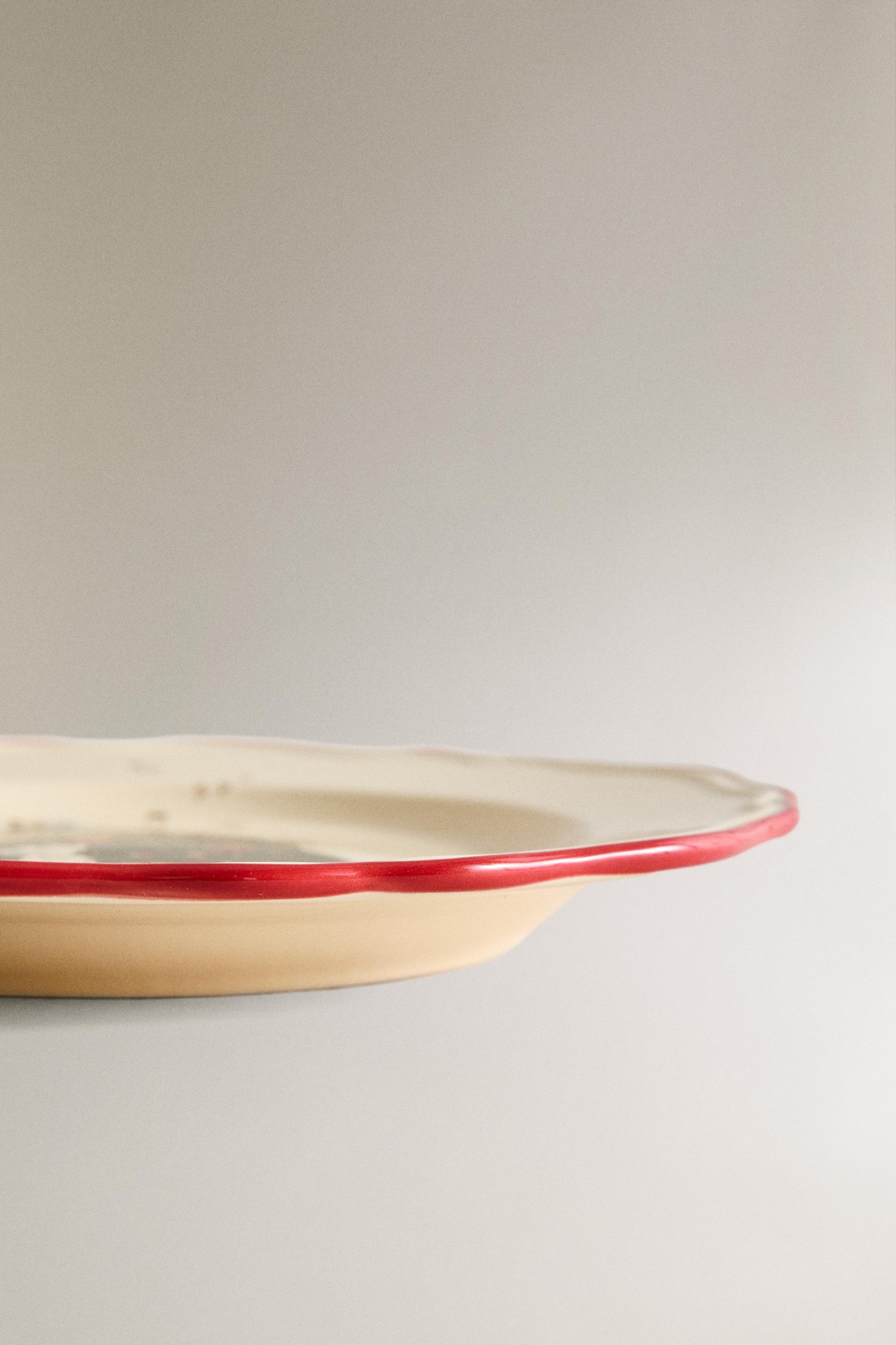 CHILDREN'S CHRISTMAS STONEWARE PLATE THE ARISTOCATS ©DISNEY