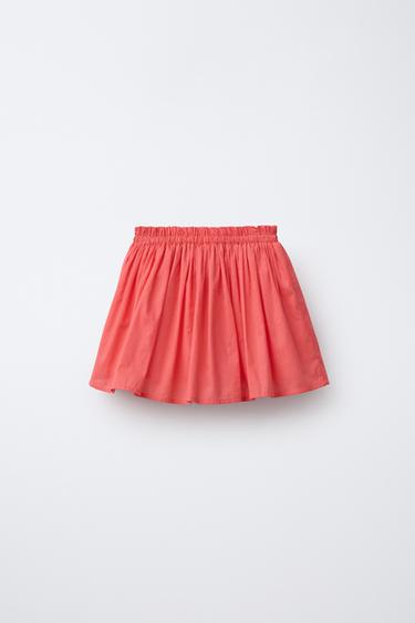JUPE-SHORT À BOUTONS - Rouge de Zara - Image 1