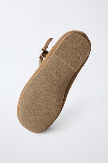 BALLERINES À BRIDE EN T - Marron de Zara - Image 6