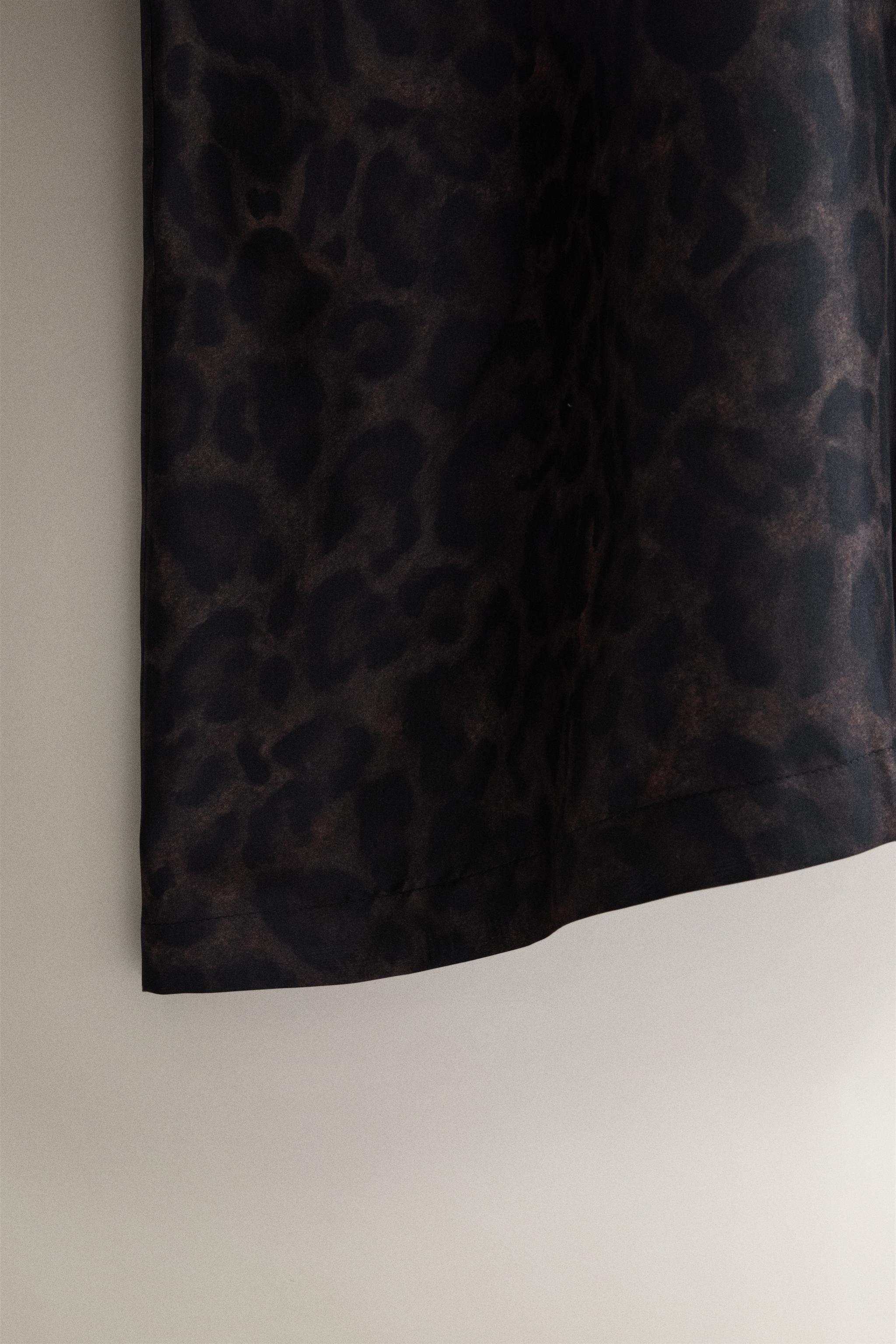 ANIMAL PRINT BEACH CAFTAN
