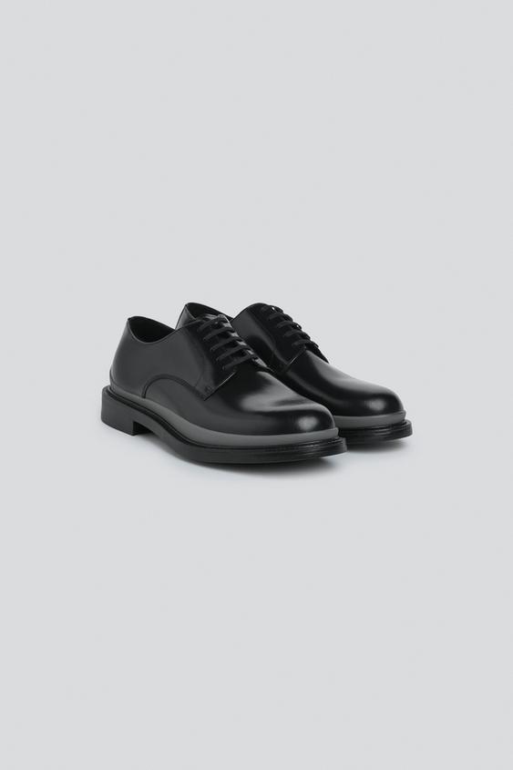 LEDERSCHUH - Schwarz von Zara - Bild 0