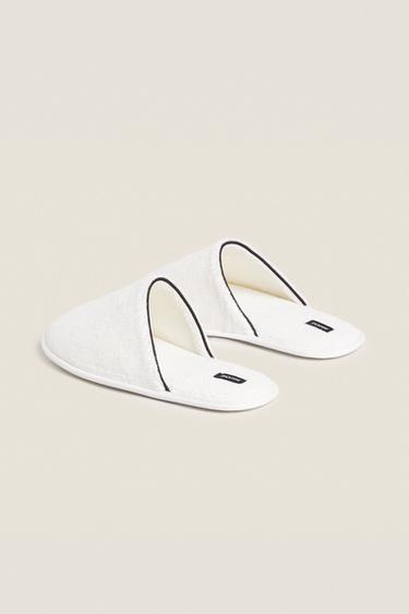 TERRY BATHROOM SLIPPERS - White by Zara - Image 3