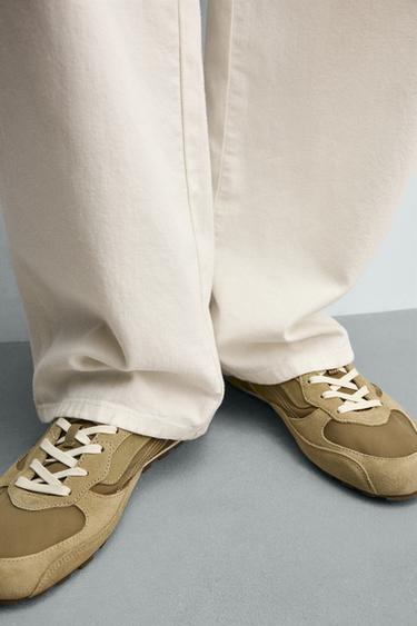 BASKET STYLE RÉTRO - Marron sable de Zara - Image 2