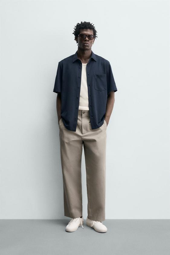 REGULAR FIT TEXTURED SHIRT from Zara - $59.90