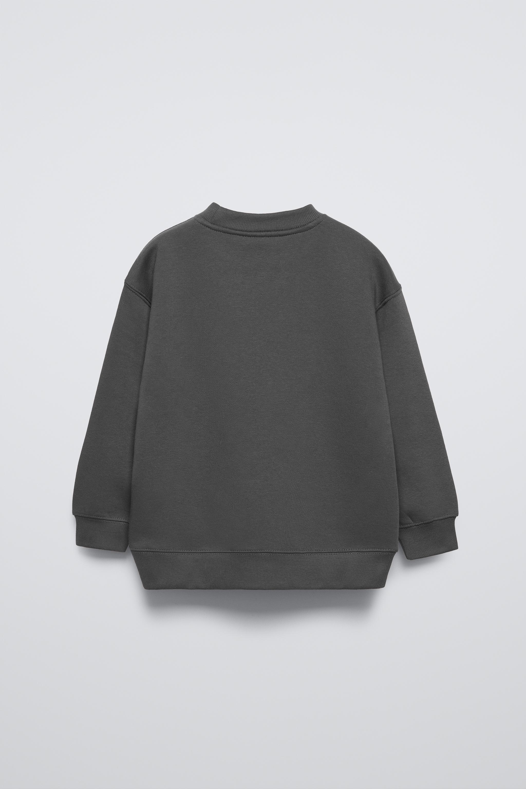 BASIC PLUSH SWEATSHIRT