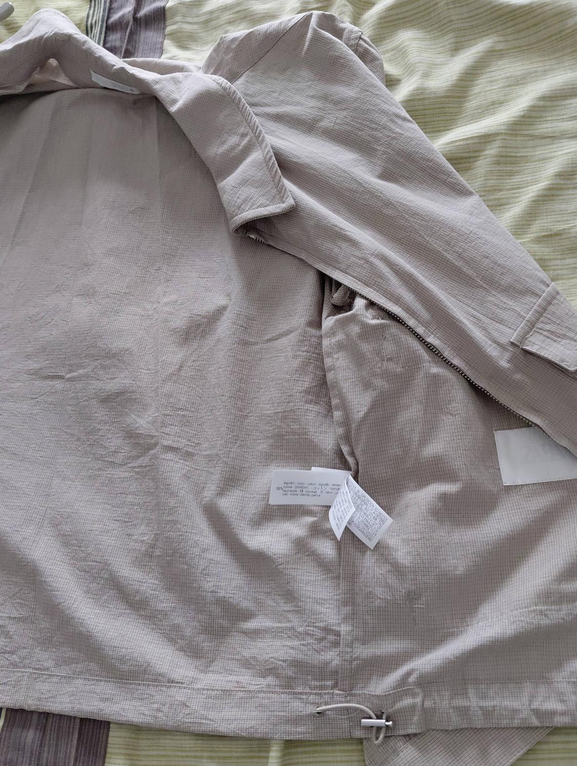 RELAXED FIT TEXTURED CHECK JACKET - Image 5