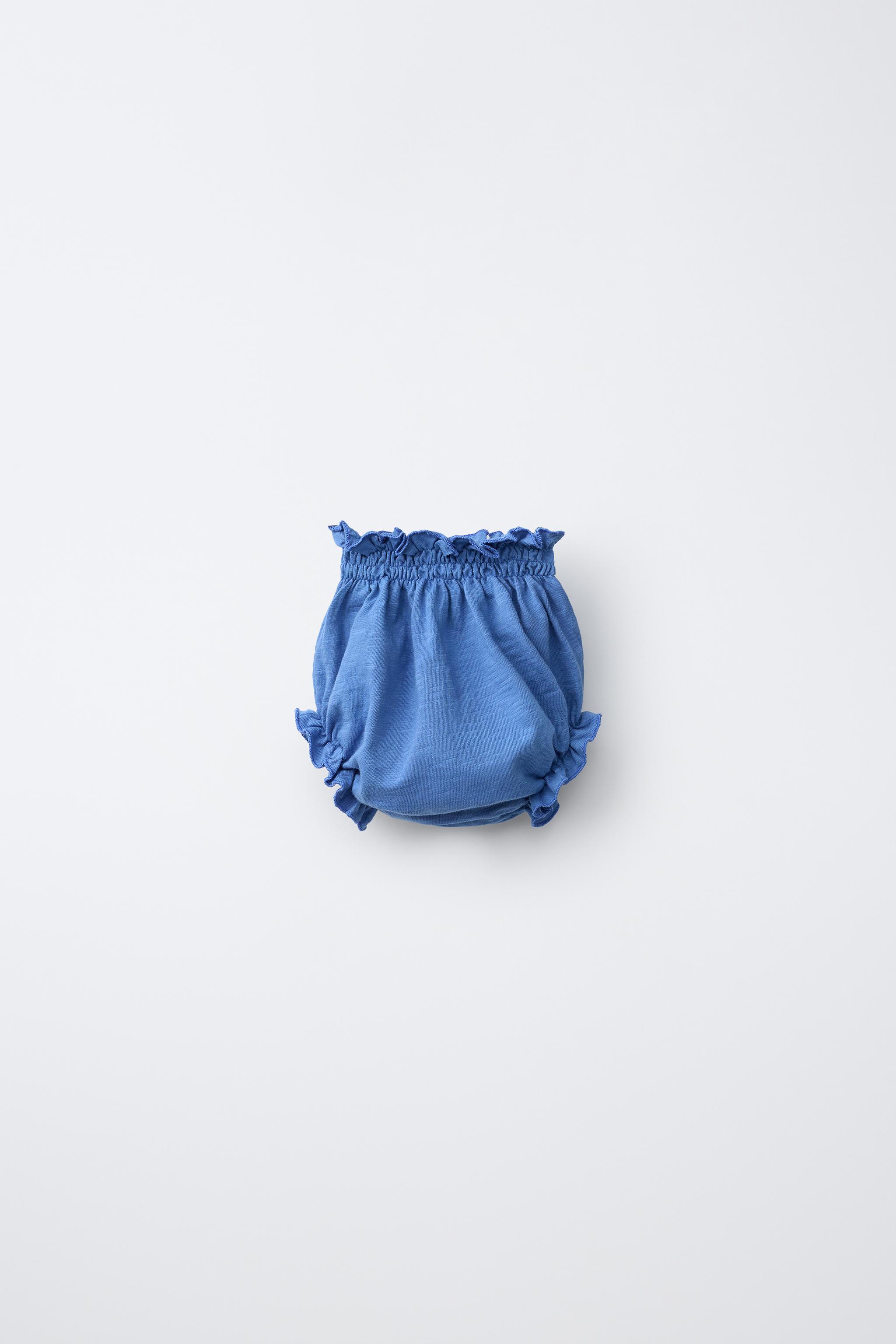 fish and kids パッチワークジャガードパンツ FISH EMBROIDERED BOTTOMS - Blue | ZARA United States