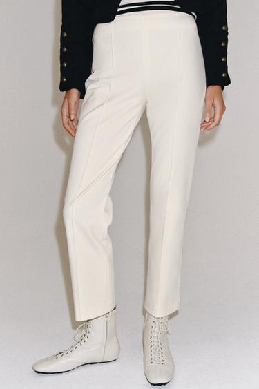 PANTALON COURT ZW COLLECTION - Écru de Zara - Image 1