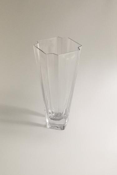 FACETED GLASS VASE - 990 by Zara - Image 1