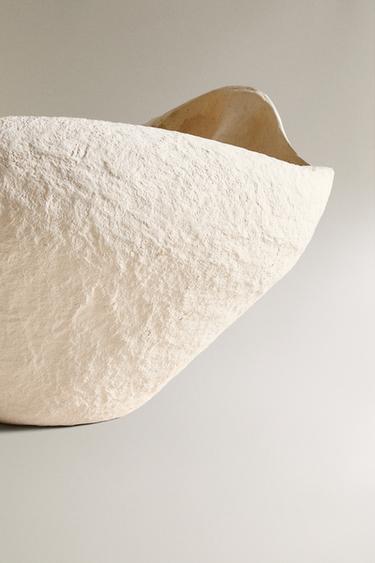 VASE PAPIER MÂCHÉ - Écru de Zara - Image 3