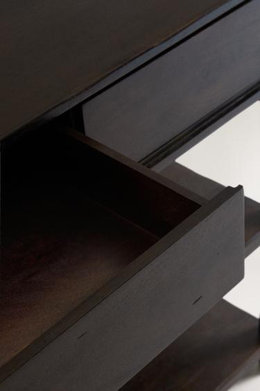 MEUBLE DE RANGEMENT EN BOIS DE MANGUIER - Marron foncé de Zara - Image 2