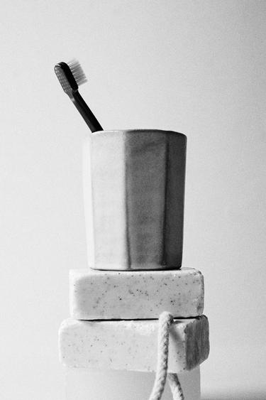 RUSTIC TOOTHBRUSH HOLDER - Greyish by Zara - Image 5