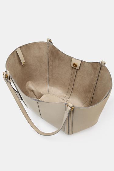 MAXI TOTE BAG - Beige by Zara - Image 4
