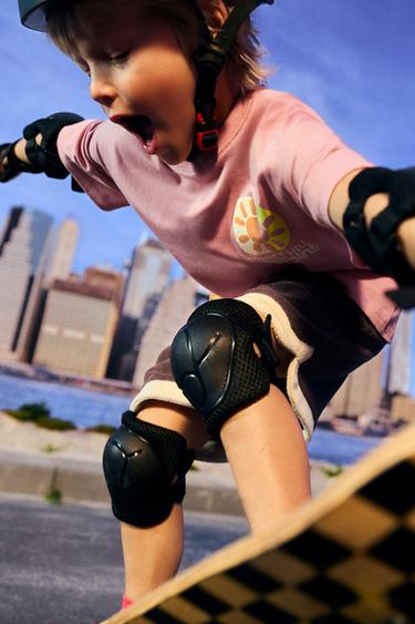 SUN PRINT T-SHIRT - Pale pink by Zara