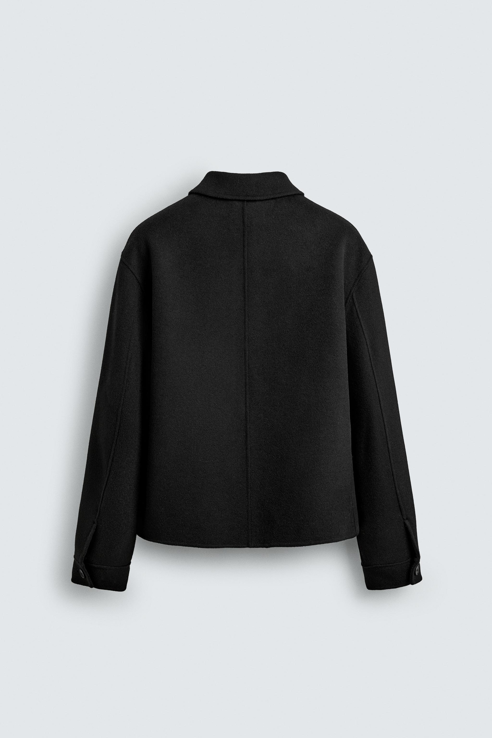 ORIGINS WOOL ZIPPERED JACKET - Black | ZARA United States