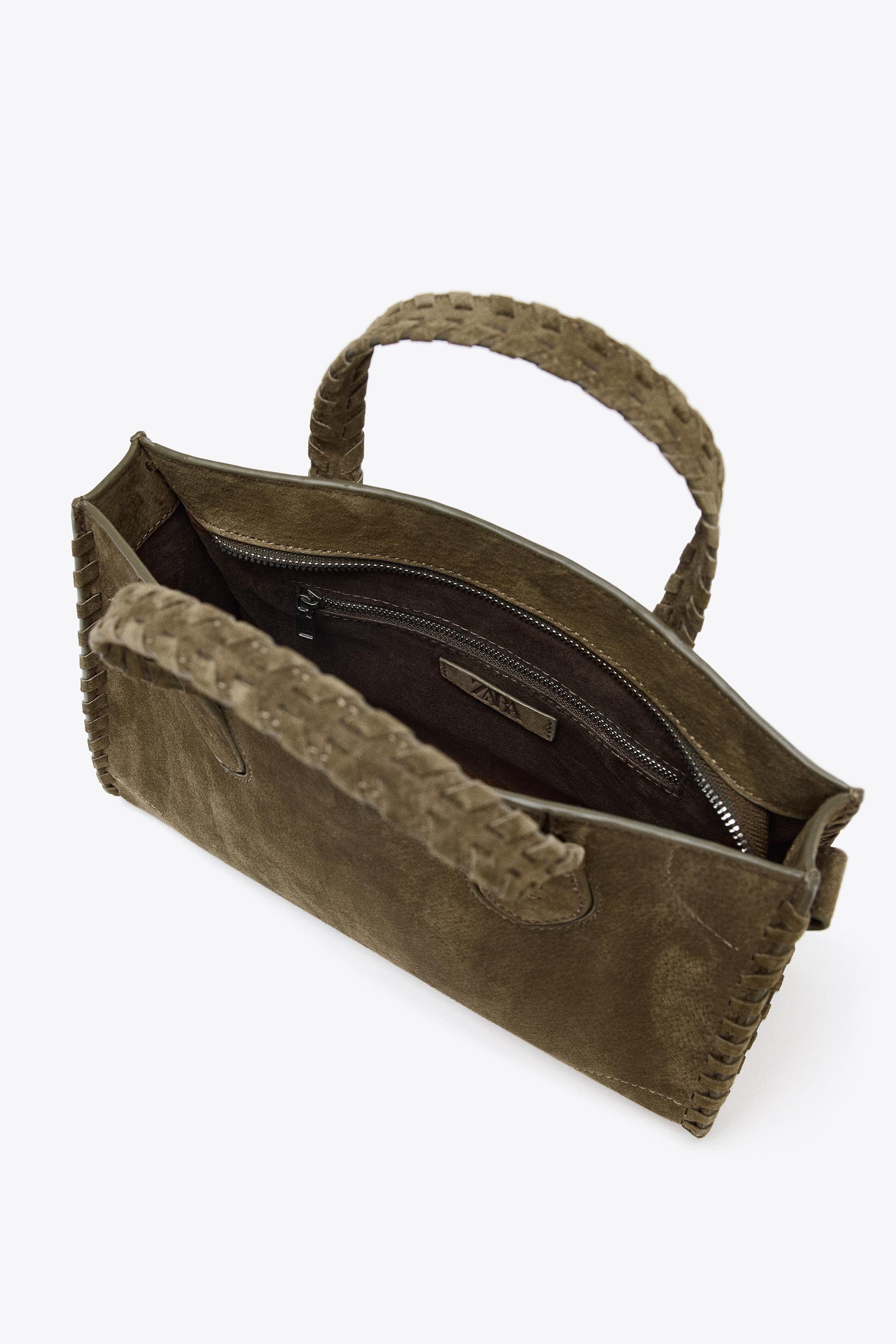 CITYBAG TRESSÉ EN DAIM