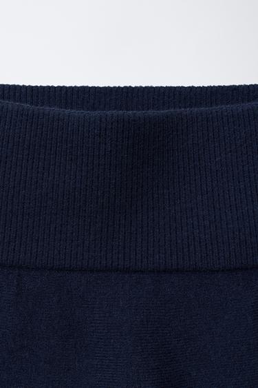 KNIT SKIRT - Blue by Zara - Image 2