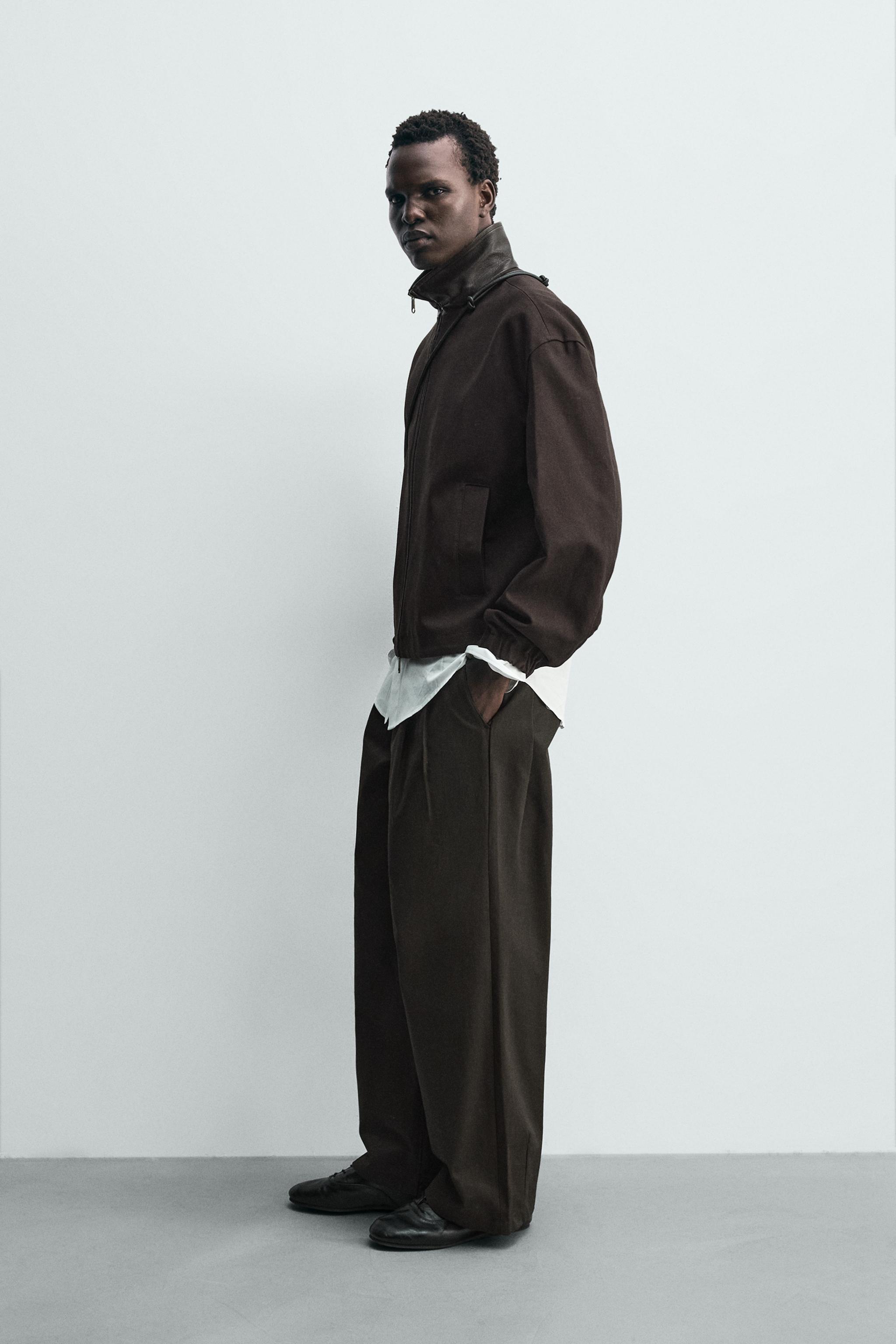 BLOUSON AVEC COL BIMATIÈRE