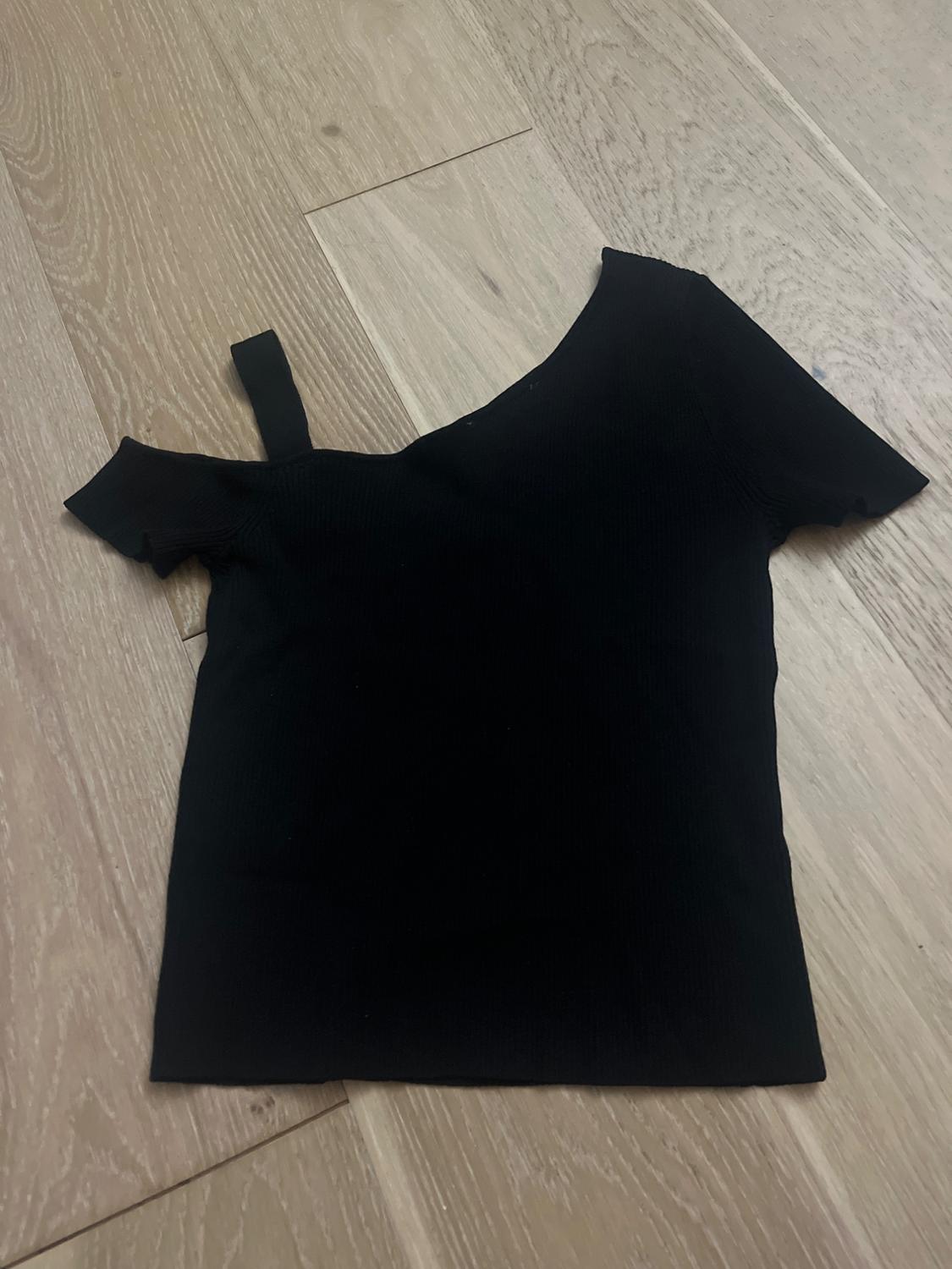 ASYMMETRICAL RIBBED TOP - Image 2