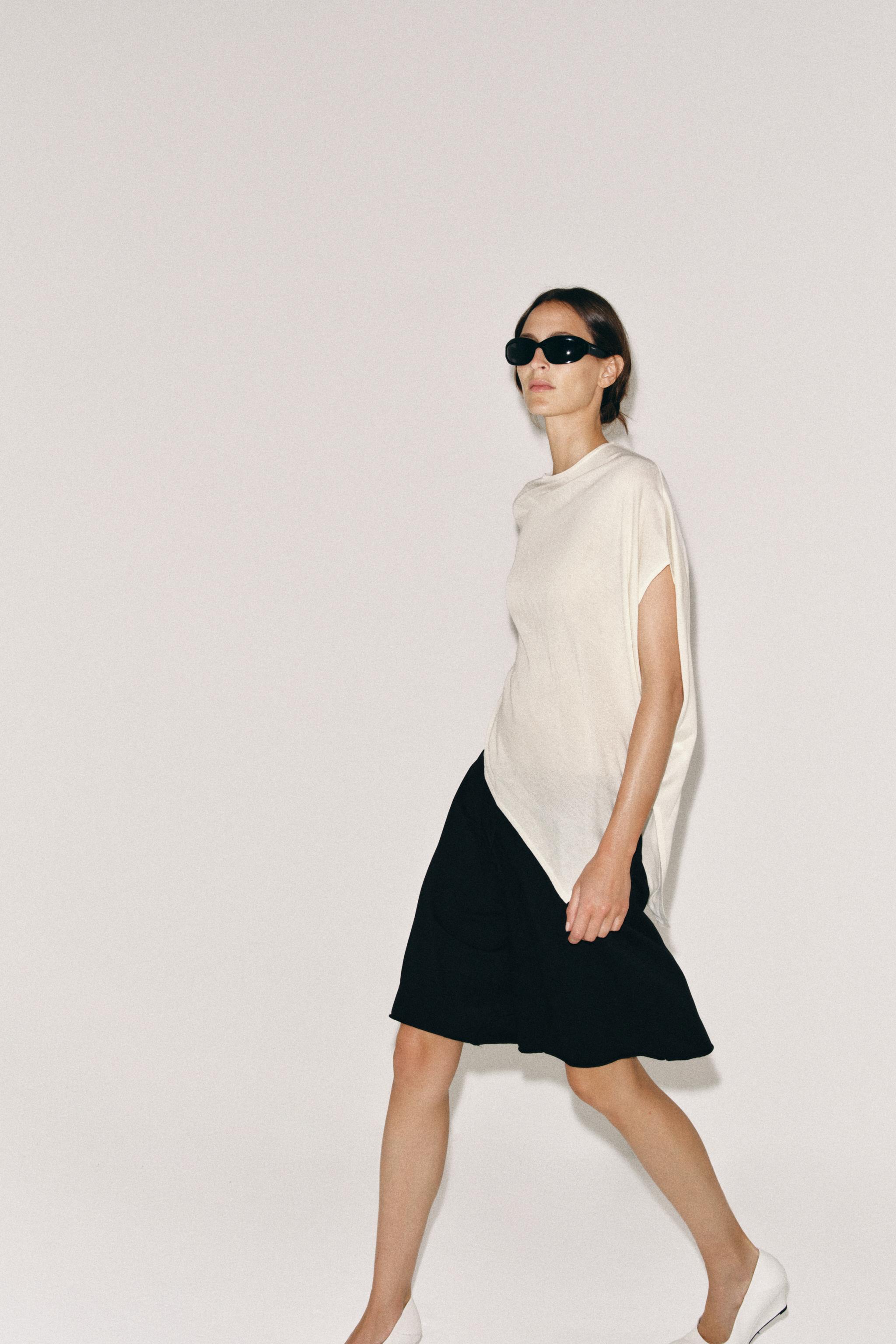 ASYMMETRIC KNIT TOP - thumbnail 6